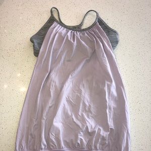 Lululemon workout tank size 6 in light purple